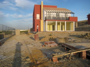 obra de ajardinamiento en chalet